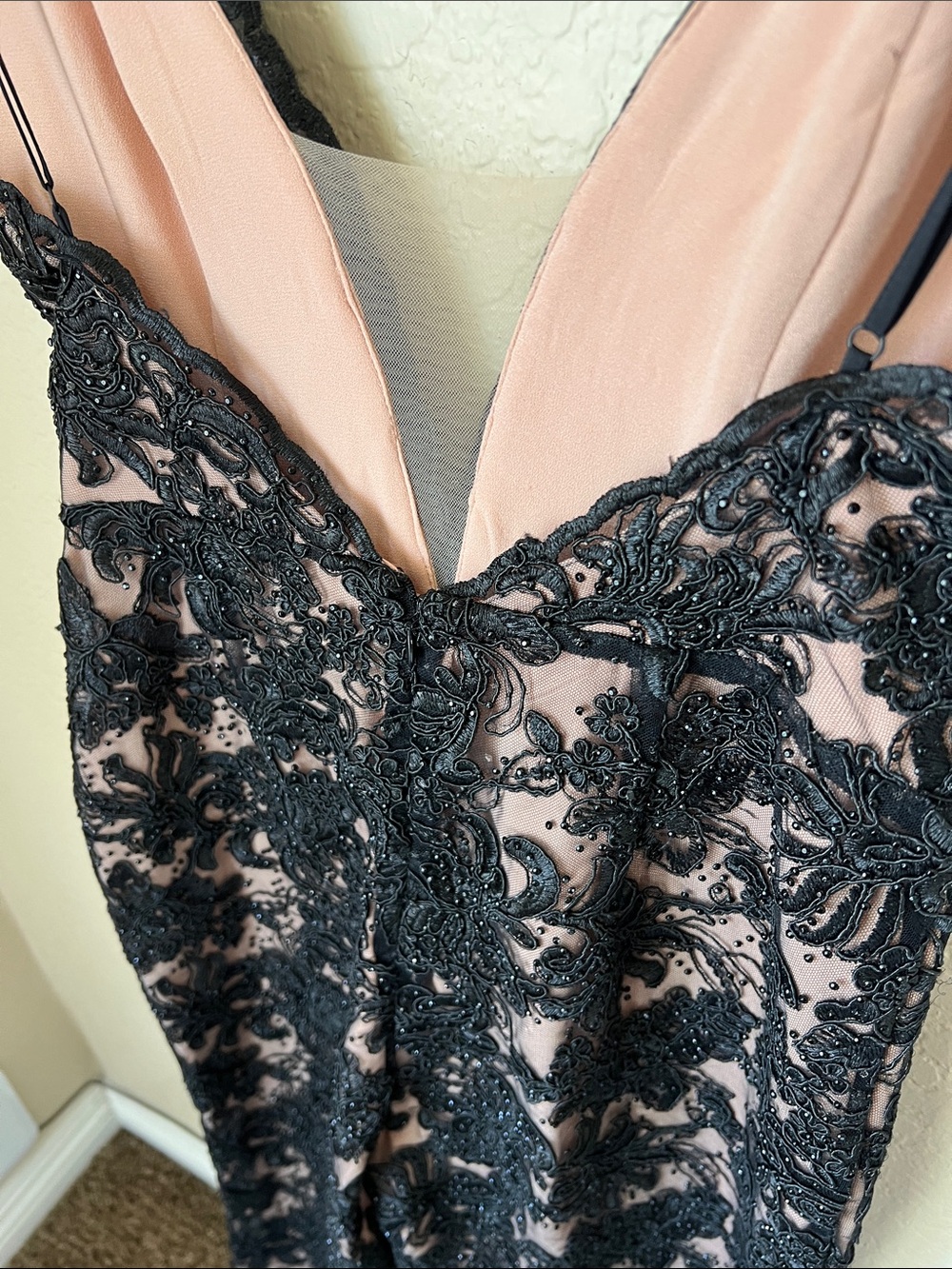 Chrissy Teigan x revolve black beaded embroidered pant jumpsuit - Picture 6 of 8